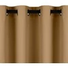 Naktinė užuolaida su žiedais AmeliaHome BLACKOUT 140X245 cm, 1 vnt., spalva: garstyčių