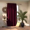 Naktinė užuolaida AmeliaHome BLACKOUT 140X245 cm, 1 vnt., juosta/kabliukai, spalva: bordo