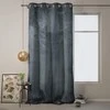 Naktinė užuolaida su žiedais AmeliaHome VELVET 140X270 cm, 1 vnt., spalva: grafito