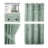 Naktinė užuolaida su žiedais AmeliaHome VELVET 140X245 cm, 1 vnt., spalva: mėtų
