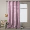 Naktinė užuolaida su žiedais AmeliaHome VELVET 140X270 cm, 1 vnt., spalva: rožinė