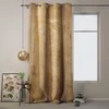 Naktinė užuolaida su žiedais AmeliaHome VELVET 140X270 cm, 1 vnt., spalva: garstyčių