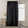 Naktinė užuolaida AmeliaHome VELVET 140X245 cm, 1 vnt., juosta/kabliukai, spalva: juoda