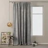 Naktinė užuolaida AmeliaHome VELVET 140X270 cm, 1 vnt., juosta/kabliukai, spalva: sidabrinė