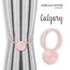AmeliaHome Užuolaidų rišikliai Calgary, rožiniai, 2 vnt.