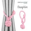 AmeliaHome Rožinės užuolaidos, komplektas 2 vnt. Dauphin