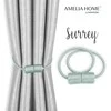 AmeliaHome Užuolaidų rišikliai Surrey šviesiai mėlyni, 2 vnt.