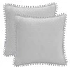 AmeliaHome Pagalvės užvalkalas 45 × 45 cm AH Sidabrinis