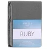 AmeliaHome Paklodė su guma 80–90x200+30 tamsiai pilka AH RUBY