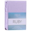 AmeliaHome Paklodė su guma 100–120x200+30 violetinė AH RUBY
