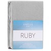 AmeliaHome Paklodė su guma 140-160x200+30 sidabrinė AH RUBY