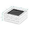 AmeliaHome JUWELRY BOX/AH/MASCA/CREM+Juodas/18X6,5
