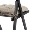 AmeliaHome Kėdės pagalvėlė 40×40 smėlio spalvos AH Aleksa