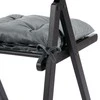 AmeliaHome Pagalvėlė 40×40 cm tamsiai pilka Aleksa