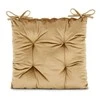 AmeliaHome Kėdės pagalvėlė 40×40 cm garstyčių spalvos AH ALEKSA