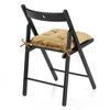 AmeliaHome Kėdės pagalvėlė 40×40 cm garstyčių spalvos AH ALEKSA