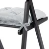 AmeliaHome Pagalvėlė kėdei 40×40 sidabrinė Aleksa
