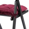 AmeliaHome Pagalvėlė kėdei 40×40 cm bordo AH ALEKSA