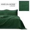 AmeliaHome Lovatiesė 240 × 260 cm, butelių žalios spalvos