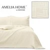 AmeliaHome Lovatiesė 200 × 220 cm, smėlio spalvos