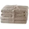 Rankšluostis AmeliaHome Rankšluosčių rinkinys 2 vnt. 70x140 ir 4 vnt. 50x100 smėlio spalvos