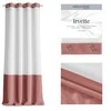 AmeliaHome Užuolaida su kilpomis Irvette 140×250 rudos spalvos