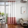 AmeliaHome Užuolaida su kilpomis Irvette 140×250 rudos spalvos