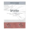 AmeliaHome Užuolaida su kilpomis Irvette 140×250 rudos spalvos