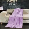 Pledas DecoKing Henry, violetinis, 240 cm x 220 cm
