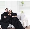 Pledas DecoKing Lazy, juodas, 150 cm x 180 cm