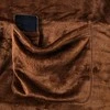 Pledas DecoKing Lazy, rudas, 150 cm x 180 cm
