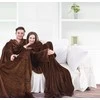 Pledas DecoKing Lazy, rudas, 150 cm x 180 cm