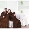 Pledas DecoKing Lazy, rudas, 170 cm x 200 cm
