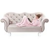 DecoKing LazyKids Vaikiška antklodė 90x105 cm rožinė
