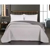 Lovatiesė DecoKing Axel, 200x220 cm, spalva: plieno /sidabro