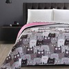 Dvipusė lovatiesė DecoKing Cat's Invasion, 220 cm x 200 cm