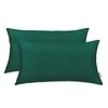 DecoKing Pagalvės užvalkalas 40 × 80 cm BOTTLEGREEN