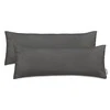 DecoKing Pagalvės užvalkalai 40x145 tamsiai pilkos