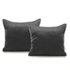 DecoKing Pagalvės užvalkalas 80×80, 2 vnt., tamsiai pilkos spalvos