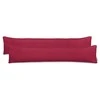 DecoKing Užvalkalas pagalvei 20×120 cm bordo spalvos