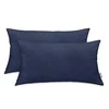DecoKing Pagalvių užvalkalų komplektas 40×80 cm, tamsiai mėlynas