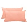 DecoKing Pagalvės užvalkalas 40×80 persiko spalvos PEACH