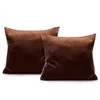 DecoKing Pagalvės užvalkalas 50 × 50 cm (2 vnt.) CHOCOLATE