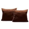 DecoKing Pagalvių užvalkalų komplektas 50 x 60 cm, 2 vnt., šokoladinis