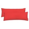 DecoKing Pagalvės užvalkalas raudonas 40×145 cm (2 vnt)