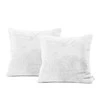 Pagalvės užvalkalas 45×45 cm baltas 2 vnt DecoKing