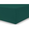 DecoKing Paklodė su guma 120–140×200+30 tamsiai žalia