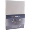 Paklodė su guma DecoKing Amber 220-240x220 cm, smėlio spalva
