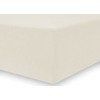 DecoKing Paklodė su guma Restilo 80–90 × 200 × 30 cm, ekru