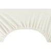 DecoKing Paklodė su guma Restilo 80–90 × 200 × 30 cm, ekru